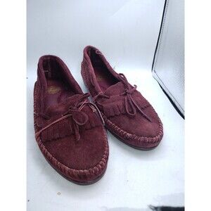 Red suede Soft Women's Size 10 Loaders/Moccasins New Comfort Walkables. See Note